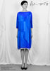 FOLDED & STAPLED (Blue) Dress